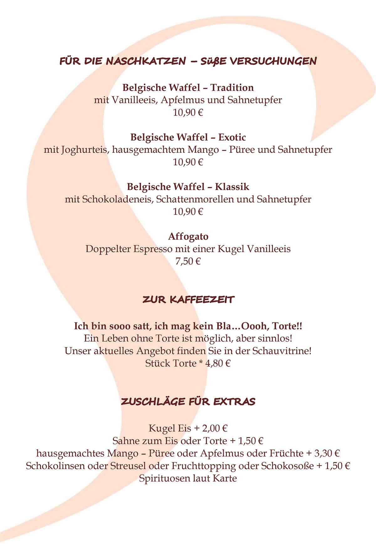 Speisekarte Seite 5