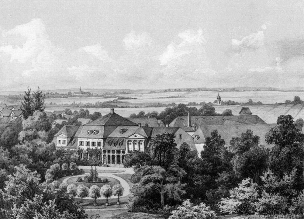 Historisches Bild Rittergut Wachau