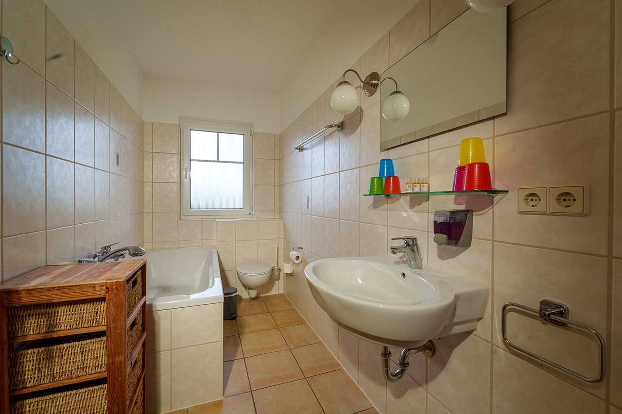 Badezimmer Haus Korallenmöwe 1