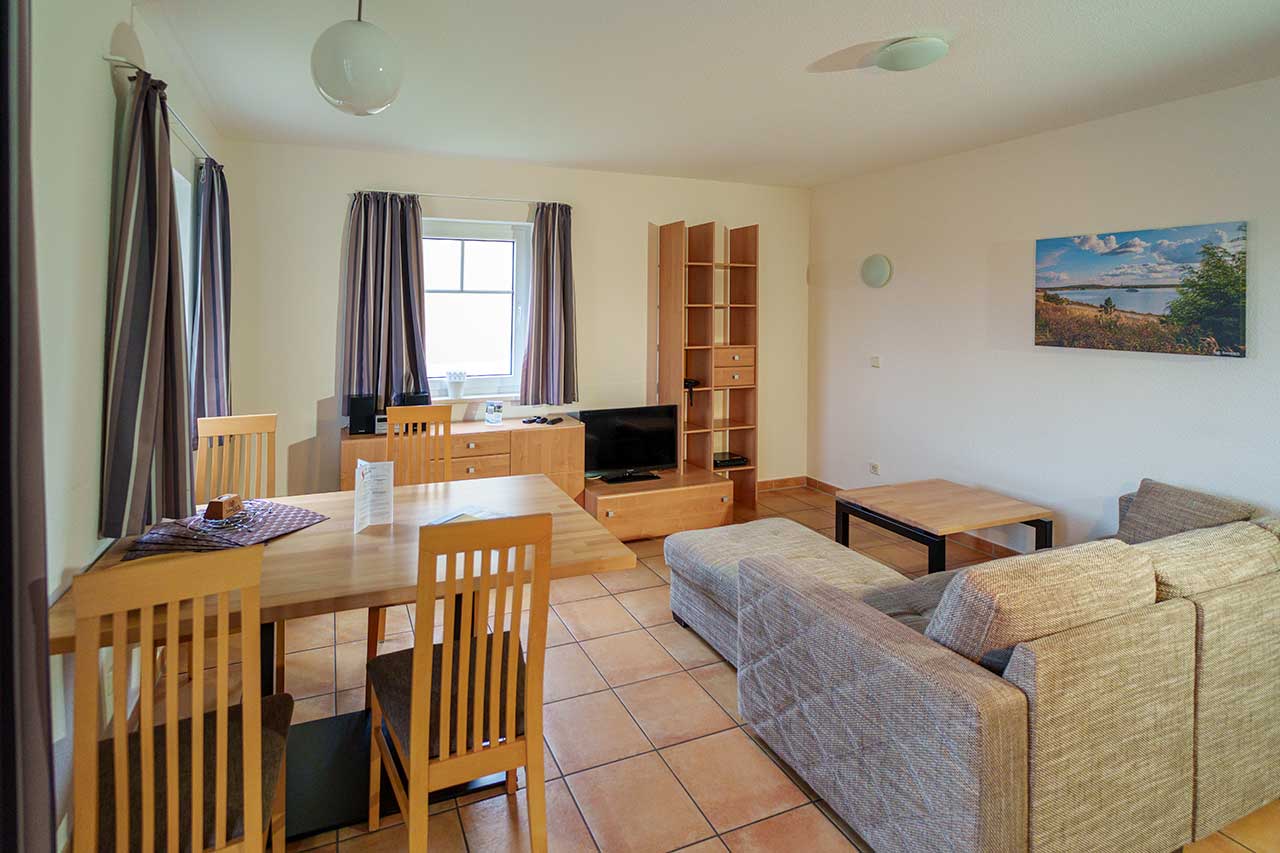 Wohnzimmer Apartment Kormoran 2