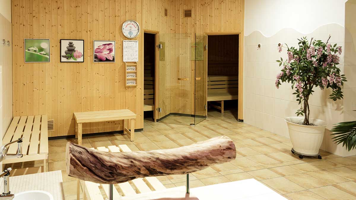 Innenansicht Saunalandschaft